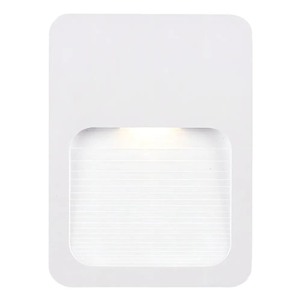 2X Balizador Parede 4X2 Luminária Escada 3000K Led 2W Ip65 C
