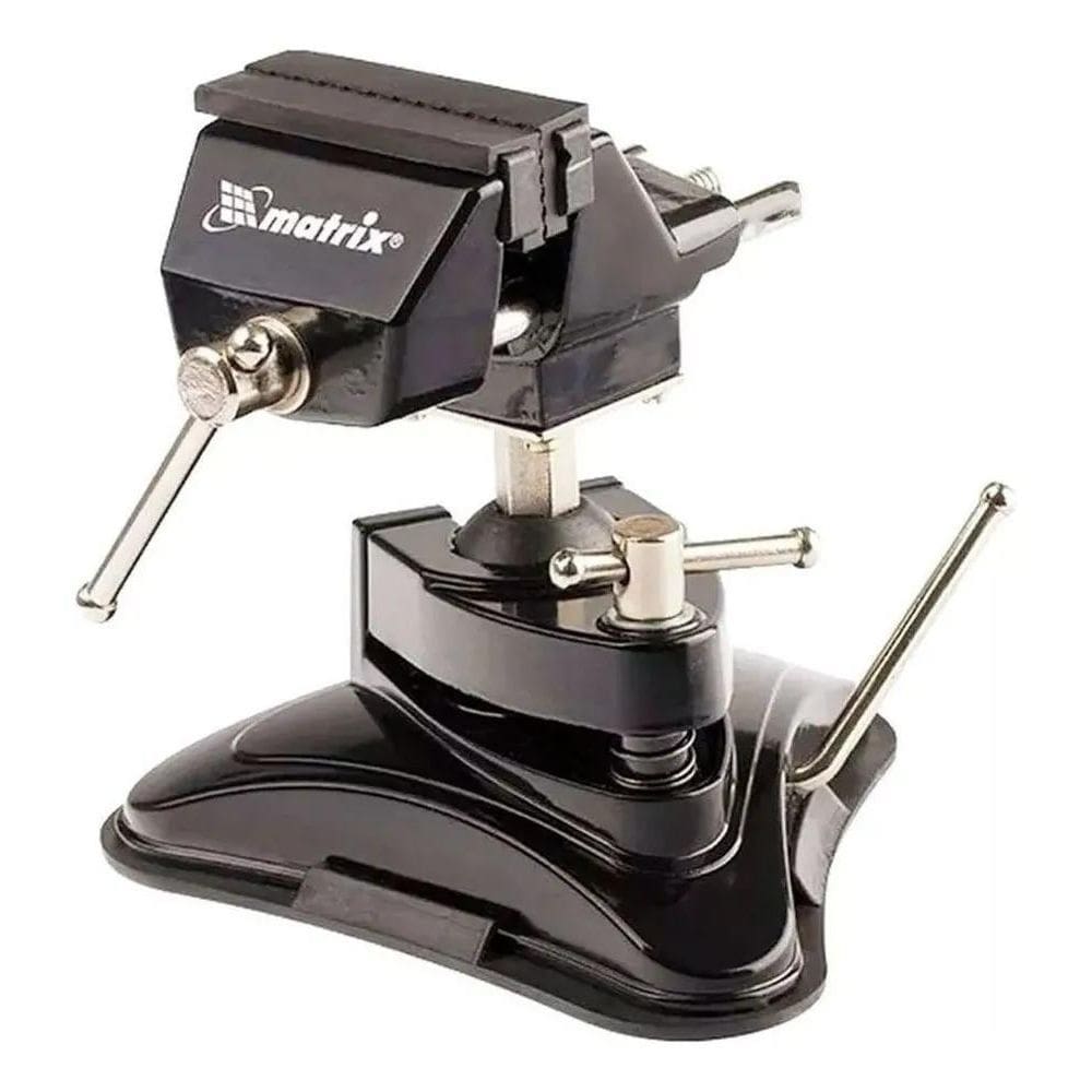 Mini Torno Morsa De Bancada 70Mm Com Base De Ventosa 185069
