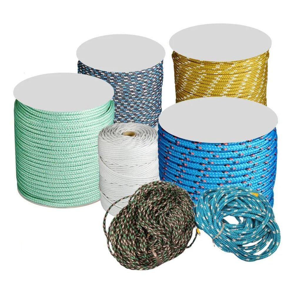 2X Corda De Poliester Amarrar Carga Caminhão 8Mm X 40 Metros