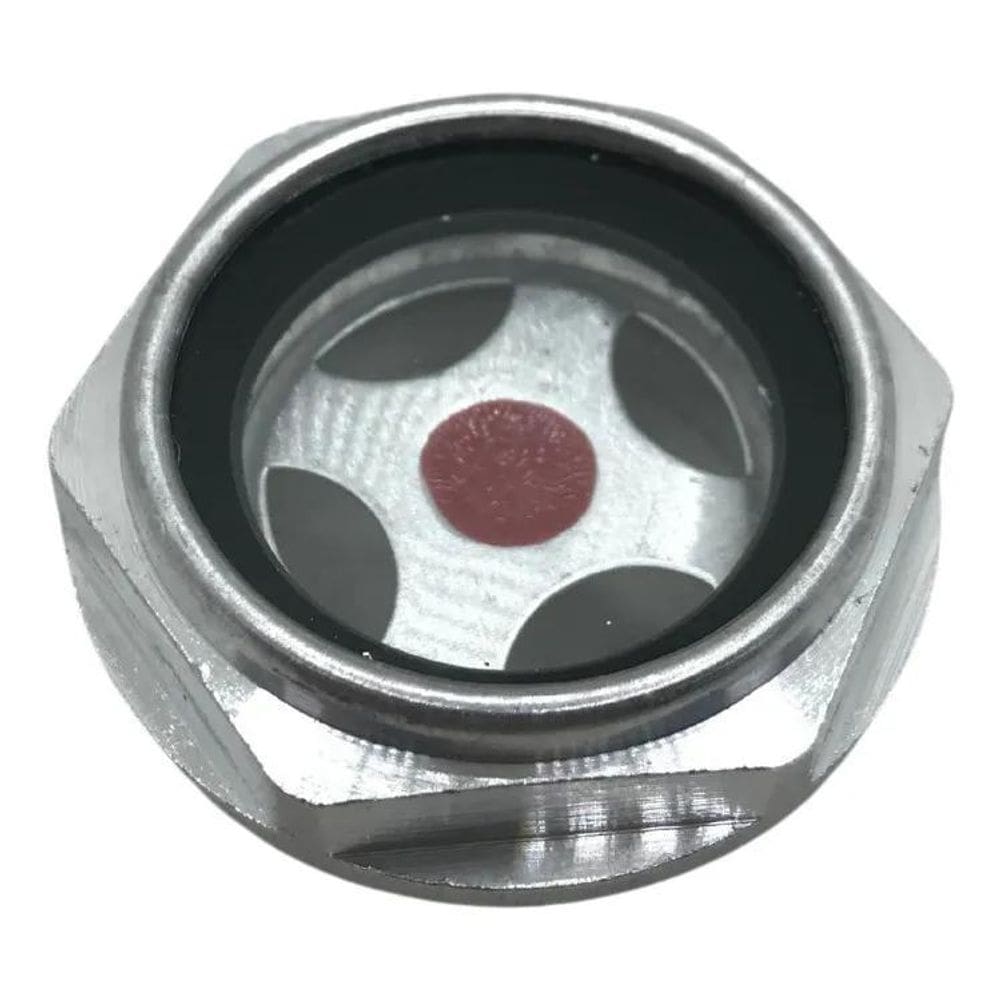 2X Visor Nível De Óleo Metal Para Compressor De Ar Rosca 1/2