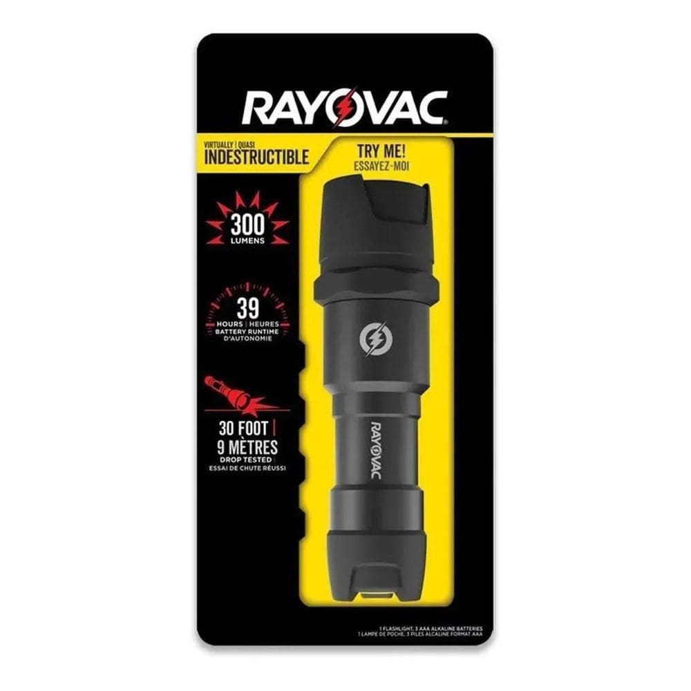 2X Lanterna Rayovac Indestrutível Com 3 Pilhas Alcalinas Aaa