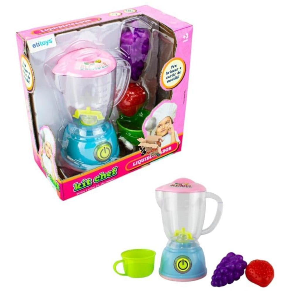 Brinquedo Super Liquidificador Infantil Movimento E Luz Ta G