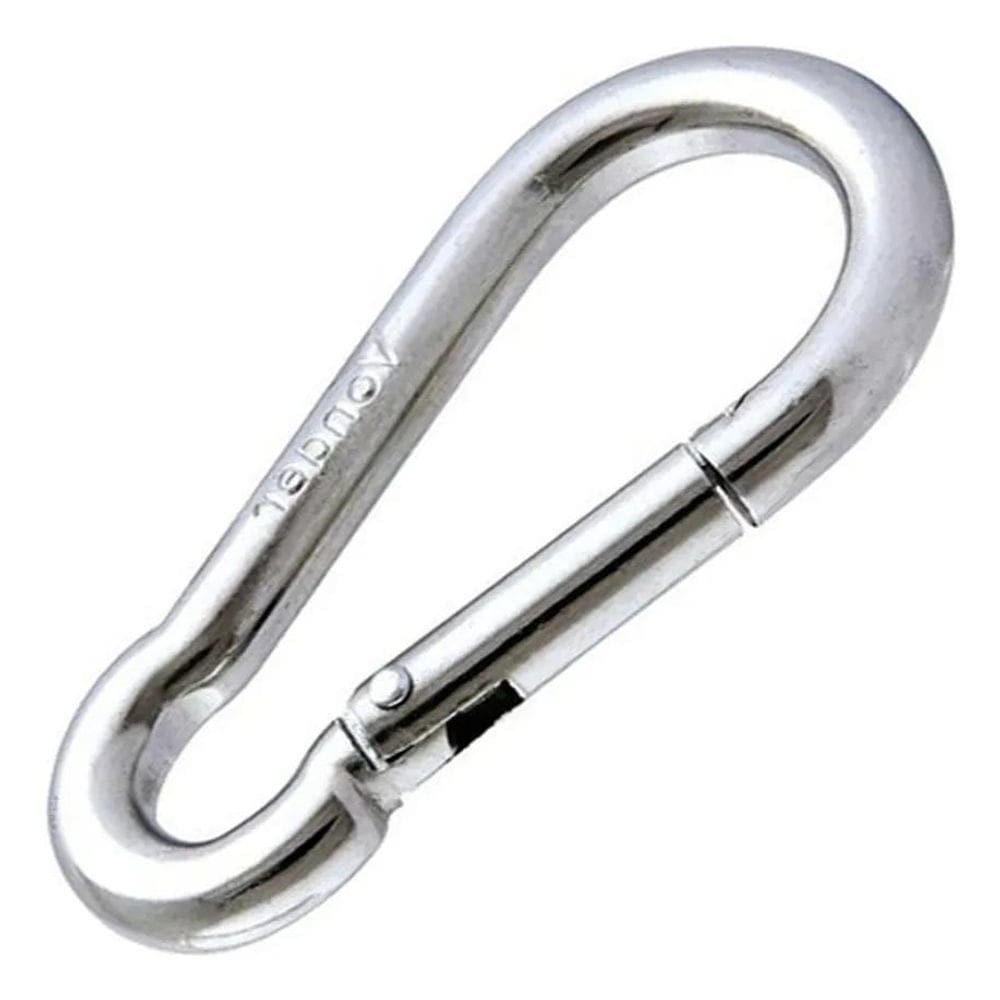 2X Mosquetão 8Cm Profissional Suporta 230Kg