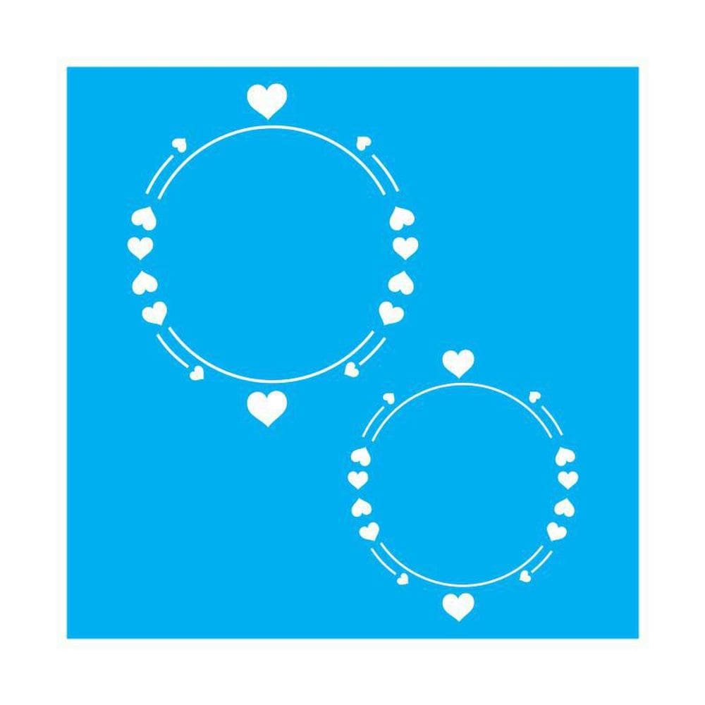 Stencil Tamako Moldura - 30X30Cm - Ref D224