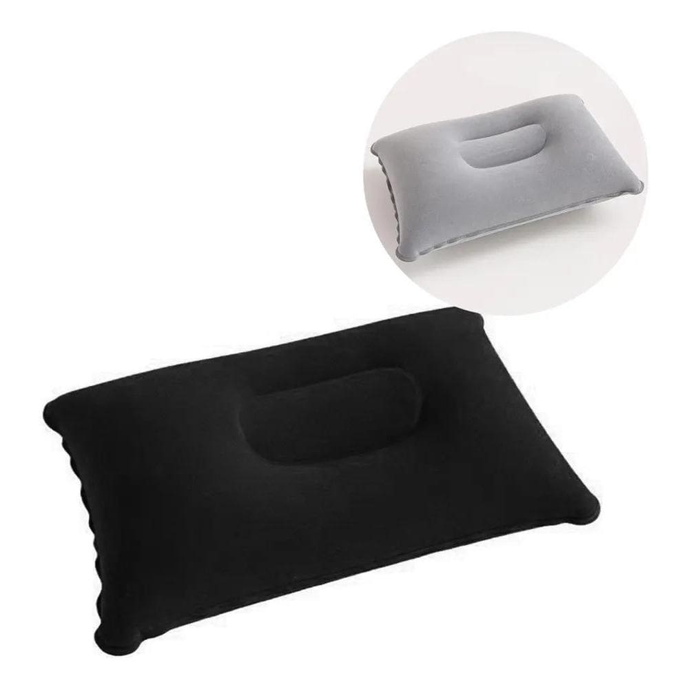 2X Travesseiro Inflável Viagem Almofada Camping Pesca Trekki