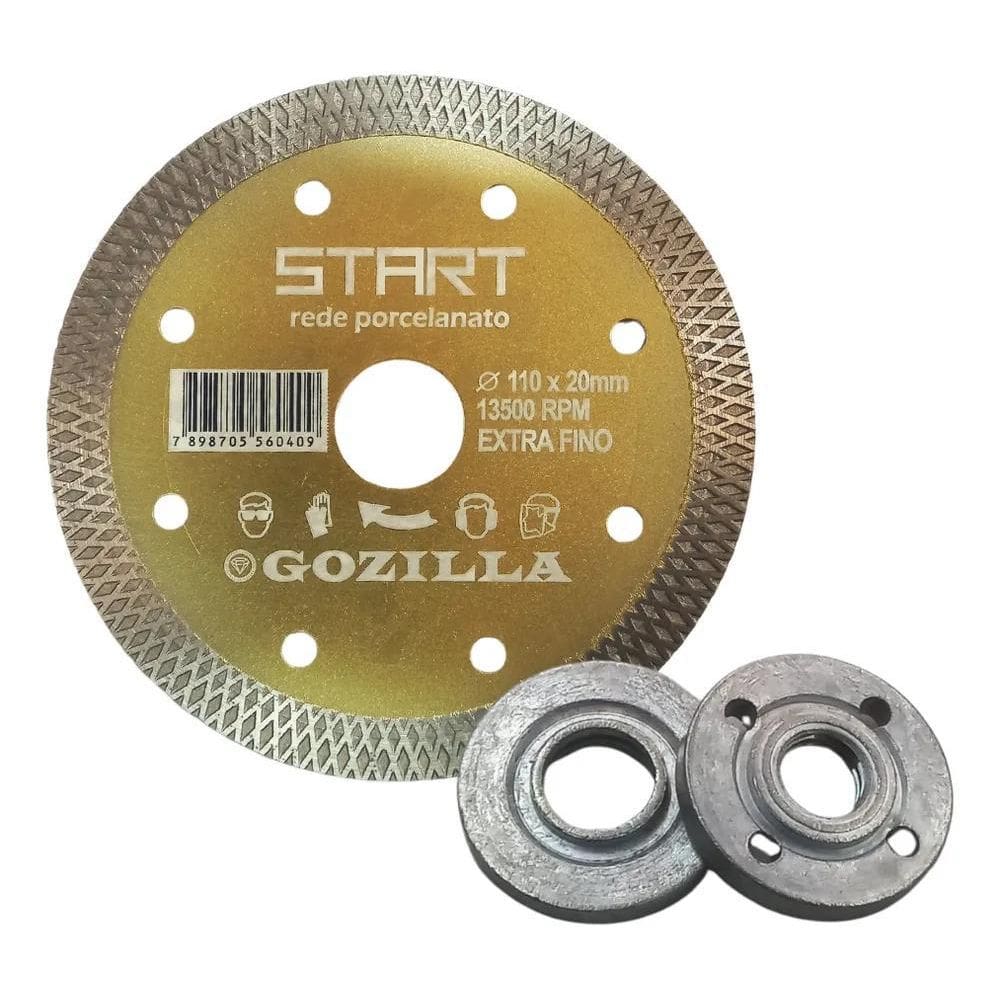 Adaptador Porca Flange Esmerilhadeira E Disco Extrafino Teya