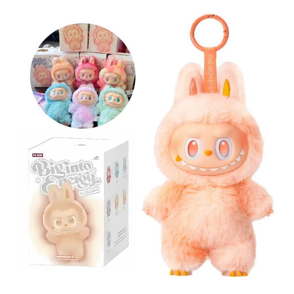 Labubu Em Pé Pelúcia Com Caixa