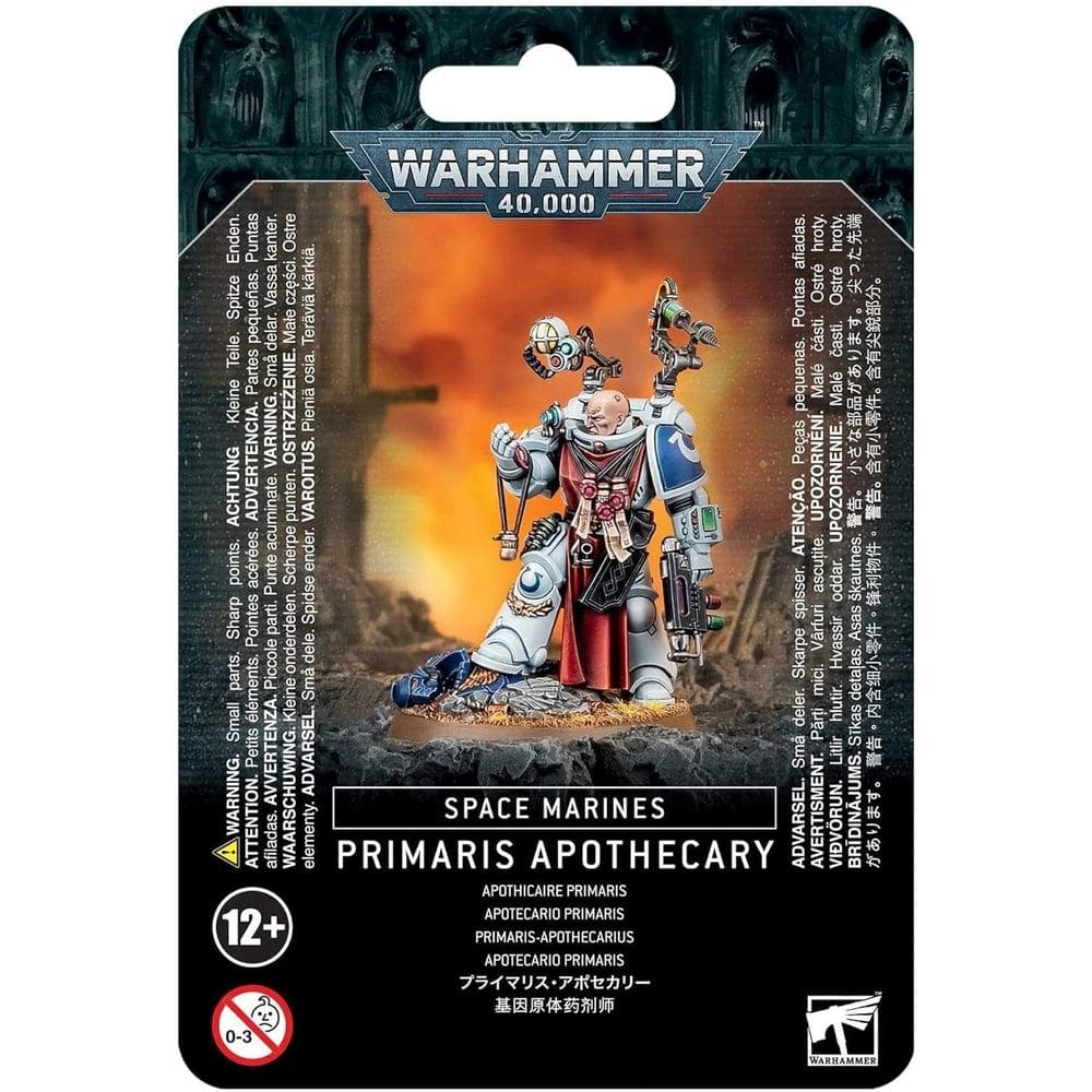 Workshop de jogos de bonecos de ação Warhammer 40k Space Marine Primaris Apothecary