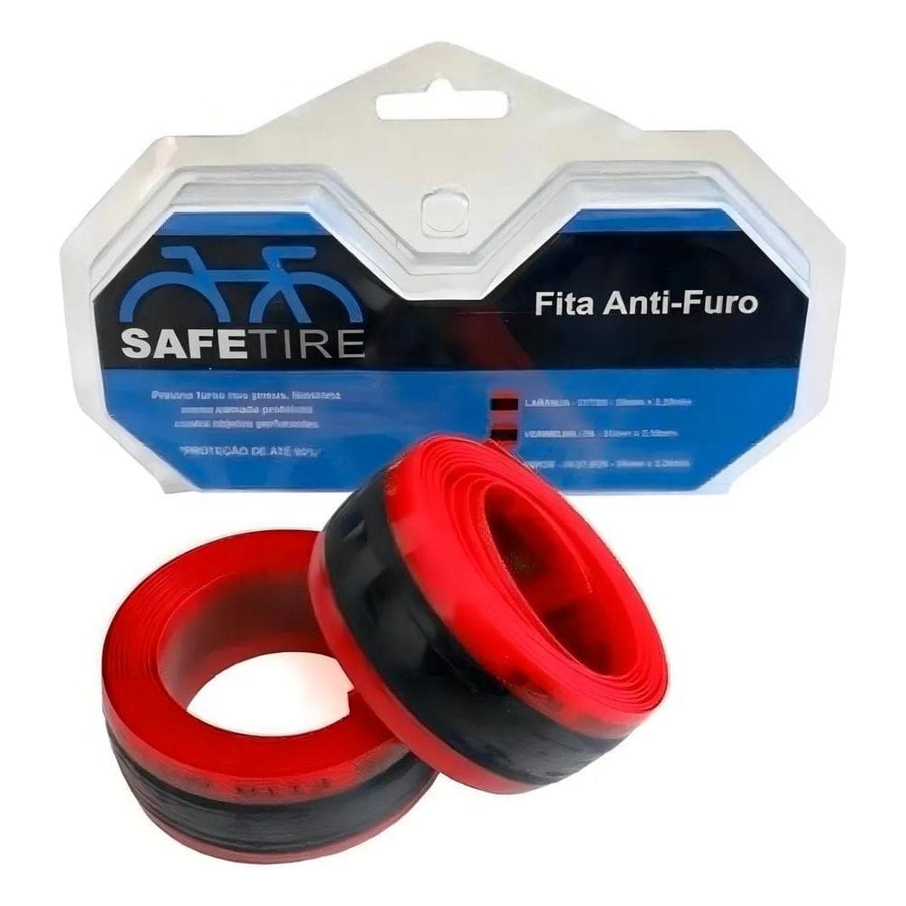 2X Fita Anti Furo Kit Para Mtb Aro 26 Safe Tire 31Mm Par