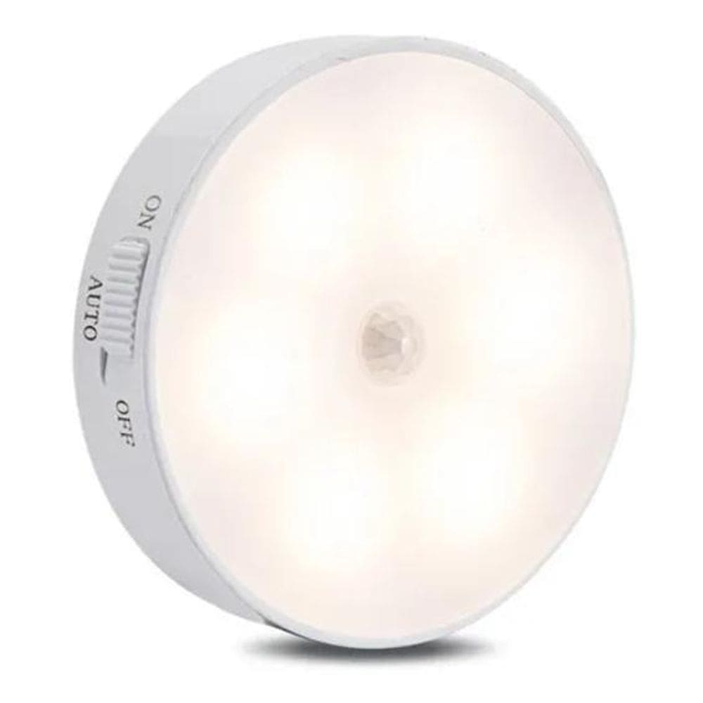 2X Luminaria Sem Fio Lampada Com Sensor De Presenca Luz Spot