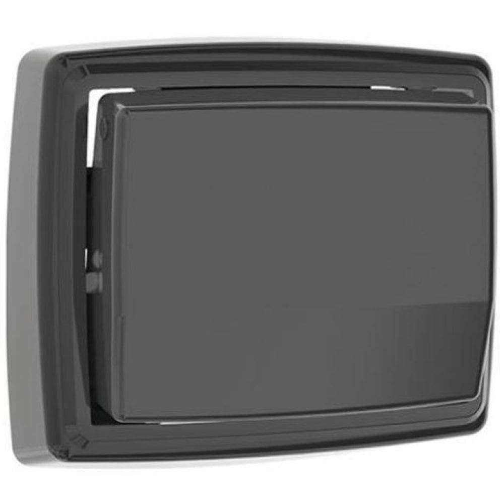 Acabamento Descarga Hydra Max Aço Inox Preto 95x107x48mm