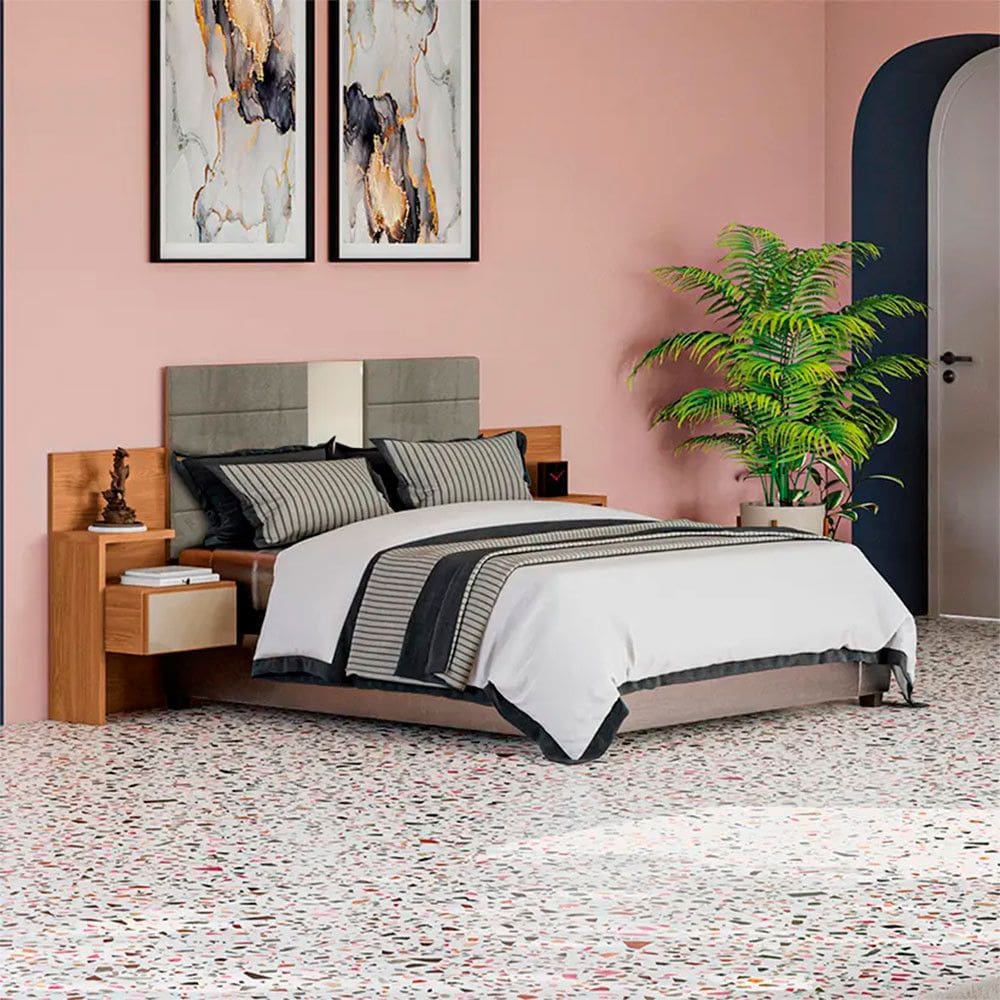 Cabeceira 2 em 1 Casal e Queen Extensível Turmalina Kappesberg