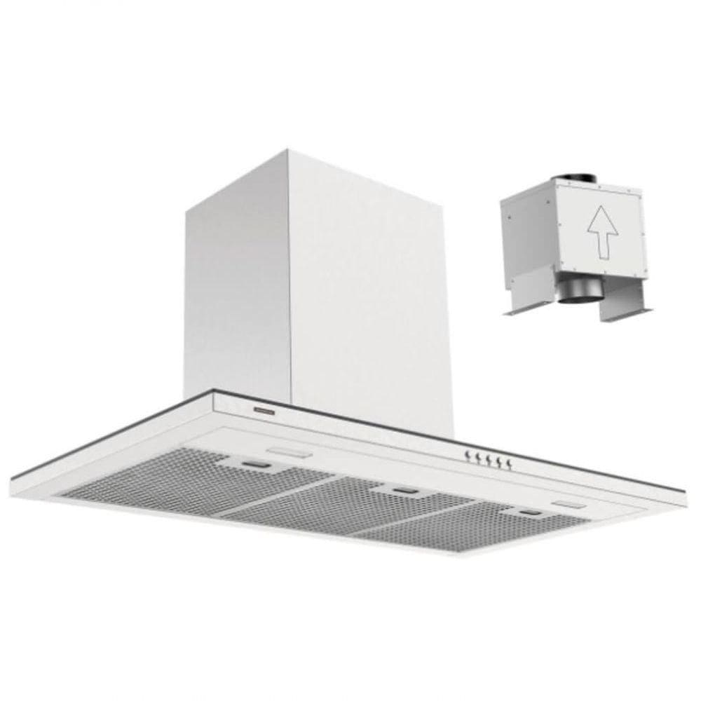 Coifa De Parede Tramontina Slim Wall Split Aço Inox Com Acabamento Acetinado 220V