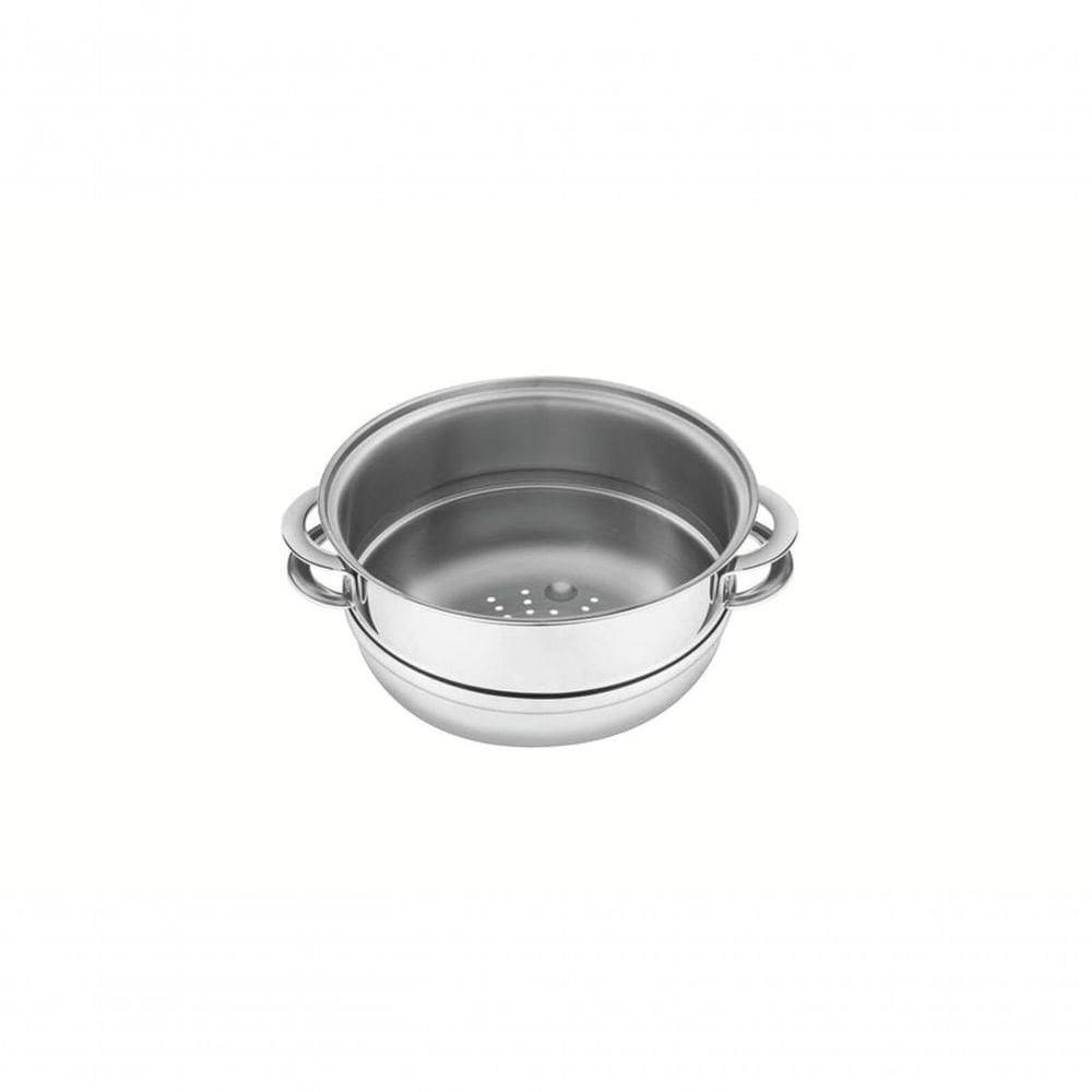 Cozi-vapore Tramontina Solar 16cm Em Inox