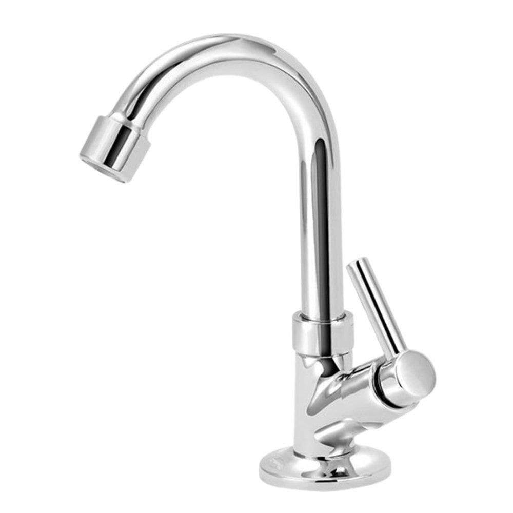 Torneira para Lavatório Forusi Mesa Bica Móvel - JR C76 1/4 Volta Cromado