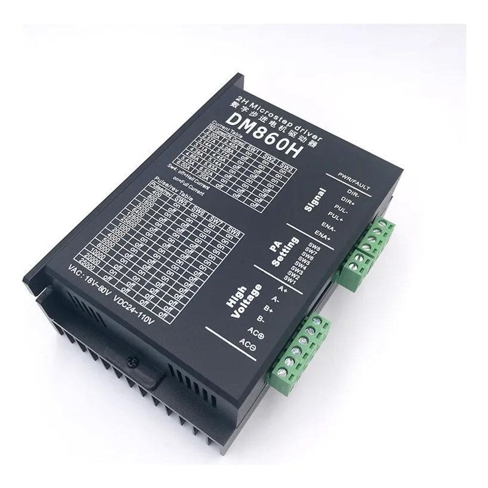 2X Driver Digital Para Motor De Passo 7.2A Dm860H Cnc Router