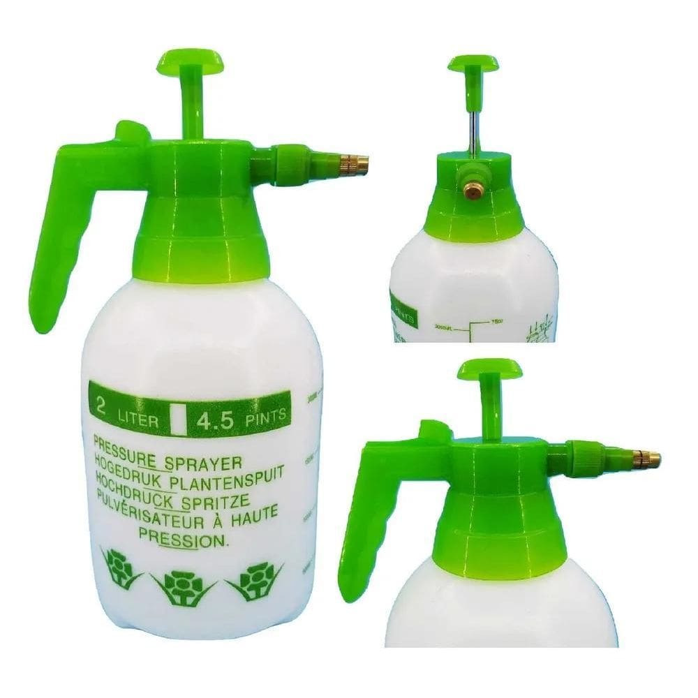 2X Pulverizador 2 Litros De Pressão Borrifador Espargidor Bo