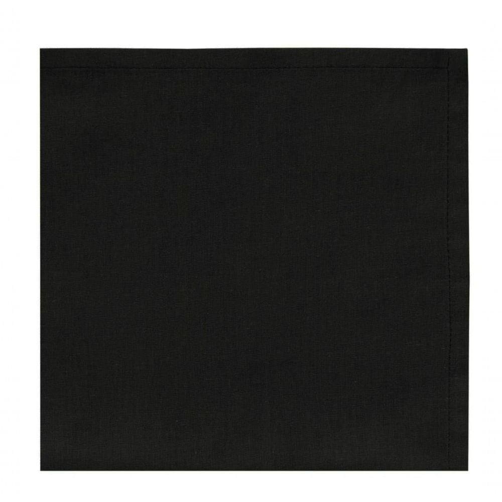 Guardanapo Copa E Cia 4 Peças Home 45x45cm Liso Preto
