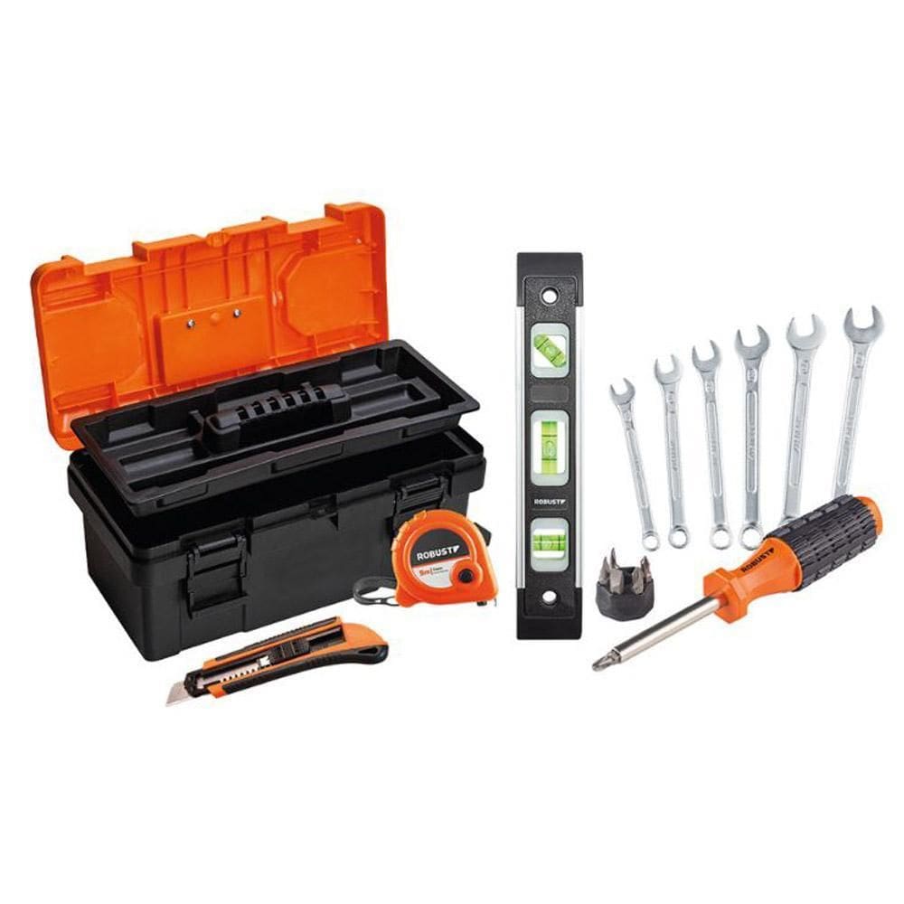 Kit Ferramentas 16 Peças E Maleta Plástica Robust S21752017