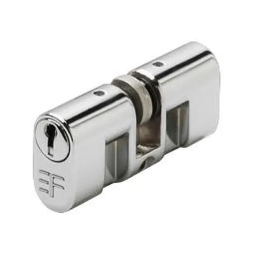 Cilindro Miolo Para Fechadura Papaiz 400 Cromado Fino