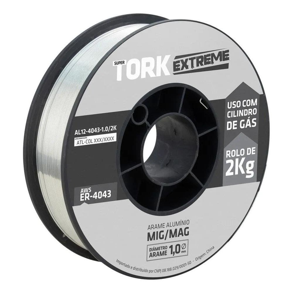 2X Super Tork Al920-4043 Arame De Solda Mig Alumínio Uso Com