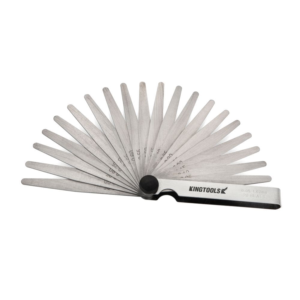 Kit Calibre de Folga 20 Lâminas aço Capacidade 0,05 600.011