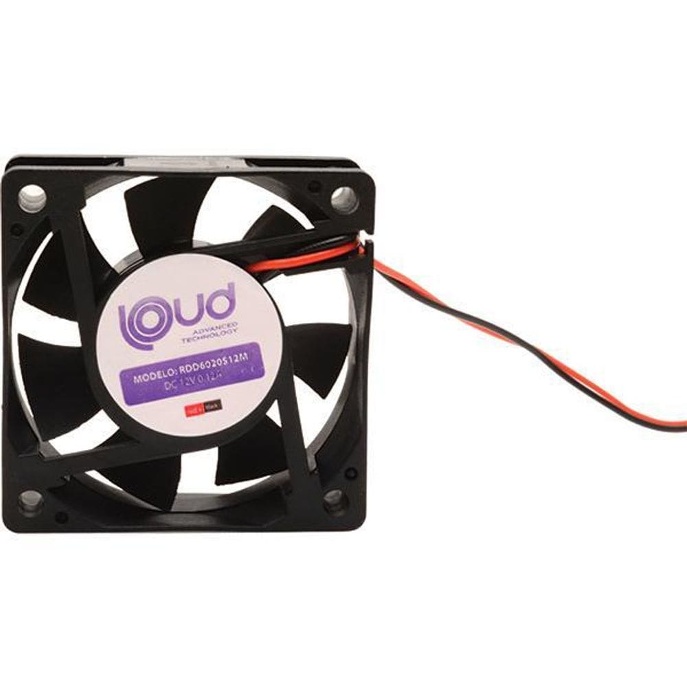 Microventilador 60X60X20Mm/12Vhsl 12Vdc 0,12A Loud