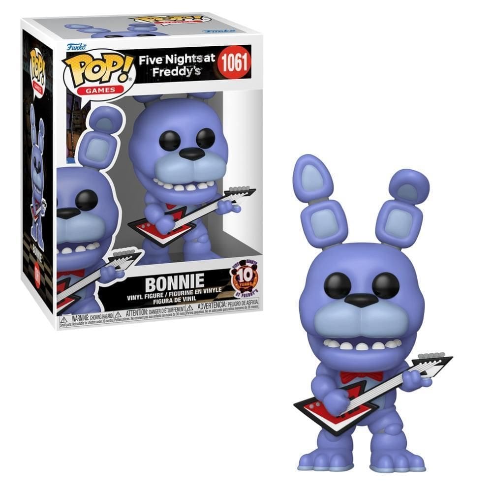 Boneco Funko Pop Five Nights At Freddys 10 Anos - Bonnie