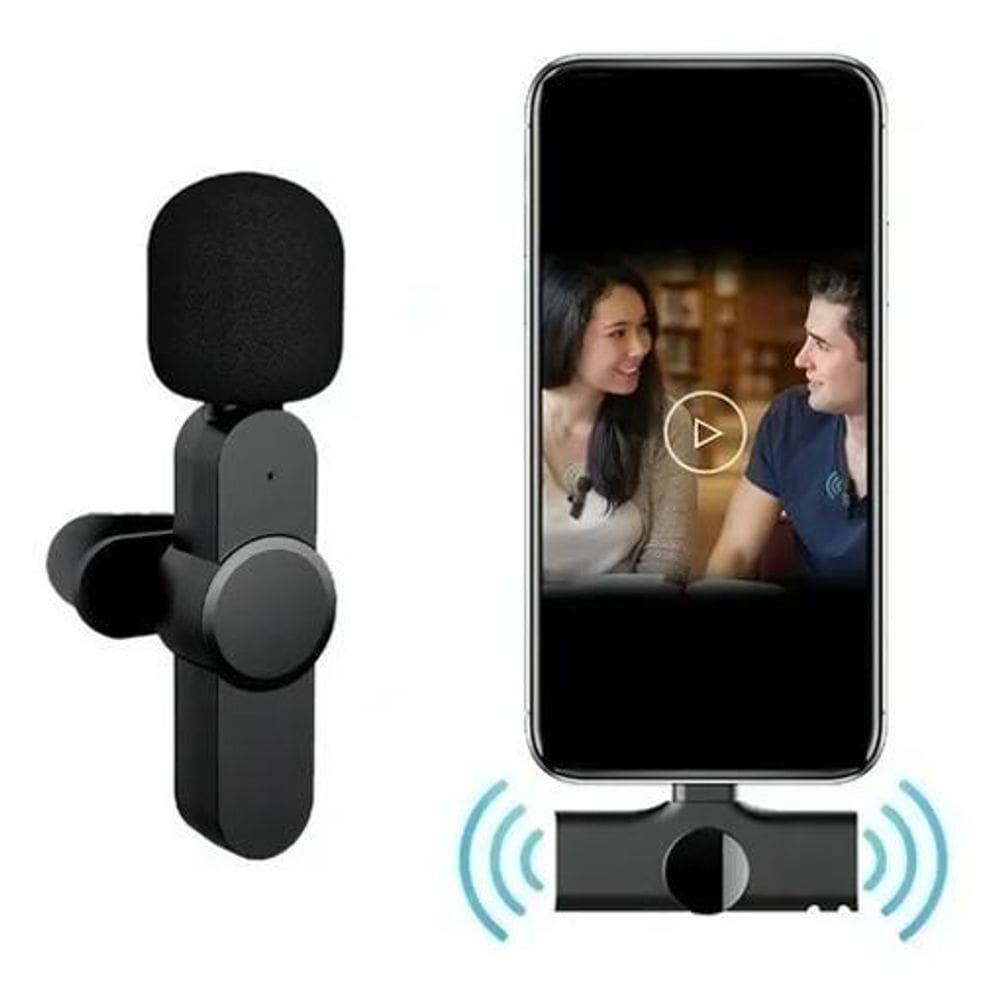 Microfone De Lapela Tipo C Com Qualidade De Estúdio