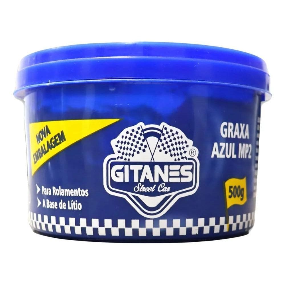 2X Graxa Azul 500G Para Rolamento Lubrificante Alta Temperat