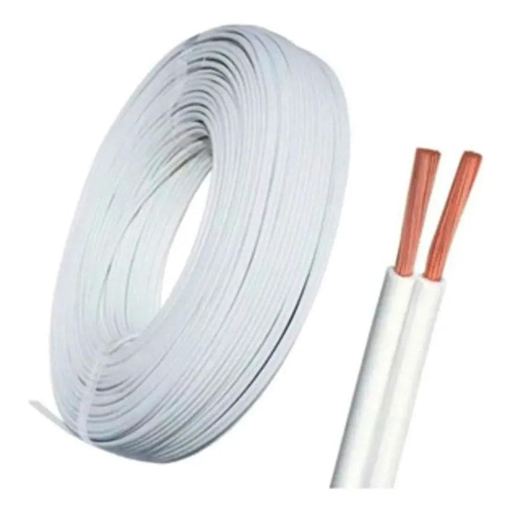 2X Fio Cabo Elétrico 2X1,5Mm Rolo 50 Metros Cobertu