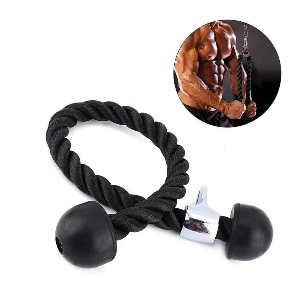 2X Puxador Triceps Duplo Corda Crossover Pulley Musculação P