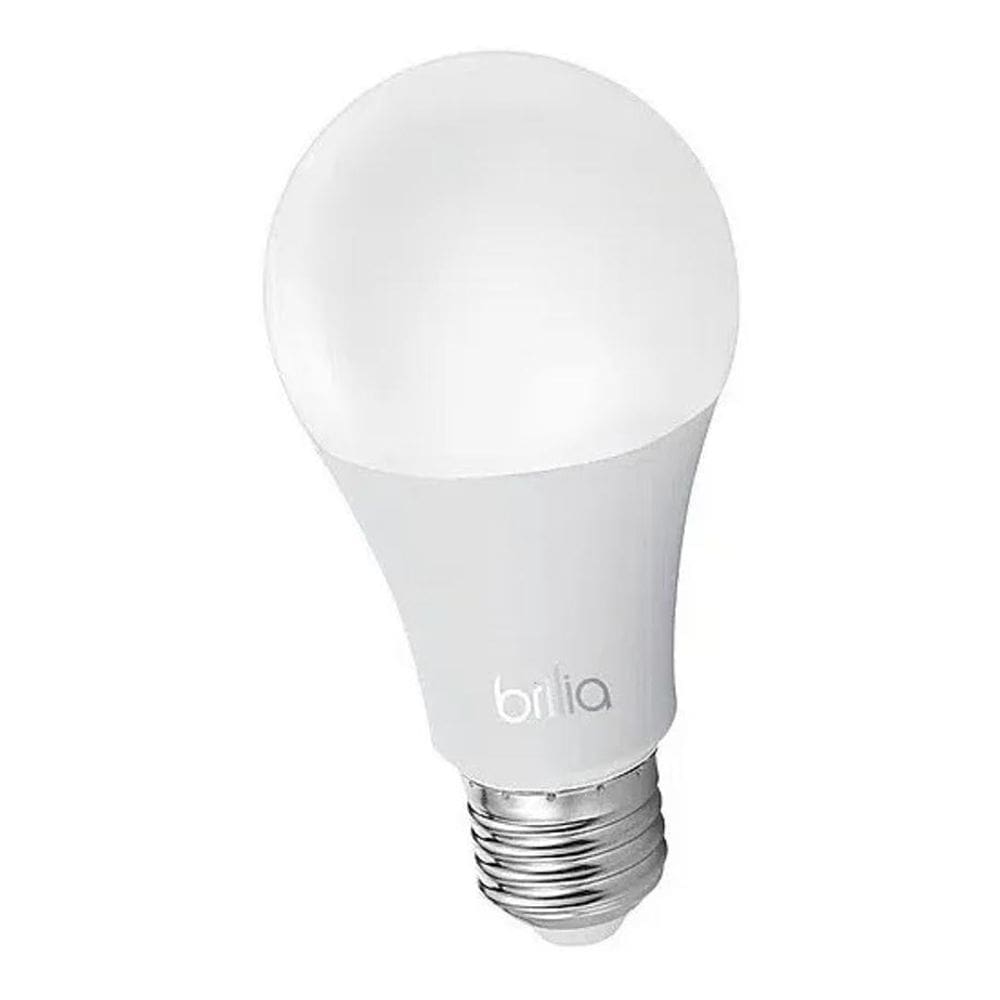 2X Lâmpada Bulbo A65 15W E27 Branco Quente 3000K Brilia