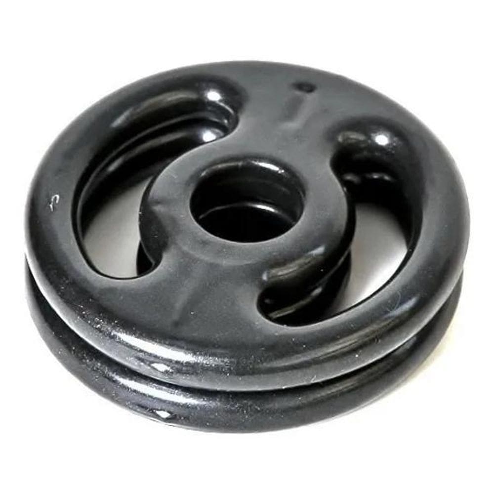 2X Anilha 01 Kg Emborrachada Par   Cor Ilustrativa