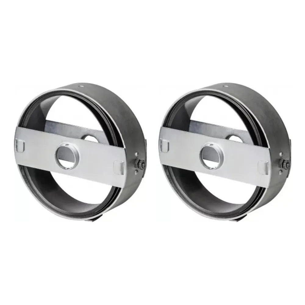 2X Kit 2 Caixa Com Mola Reforçada Porta De Aço Enrolar 3,0