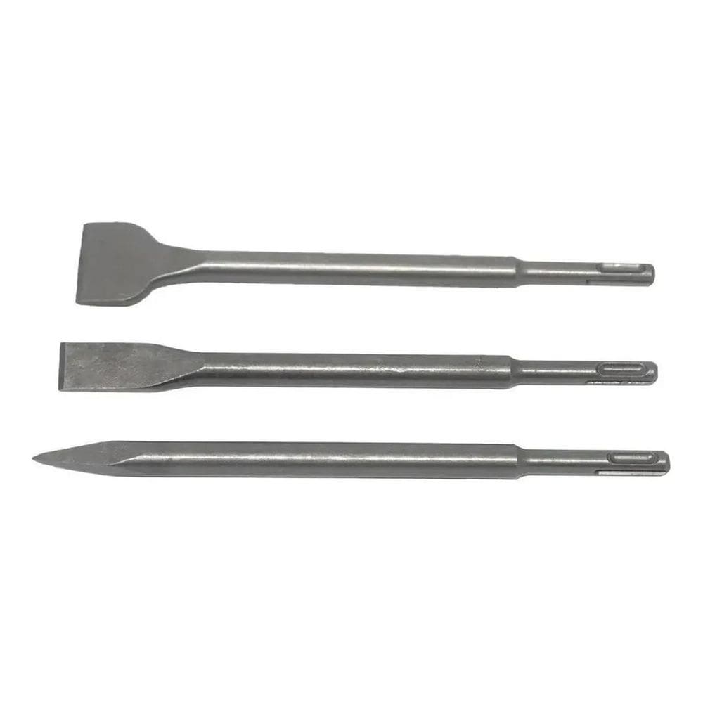 2X Ponteiro Talhadeiras Para Martelete D25133K Sds 3 Peças