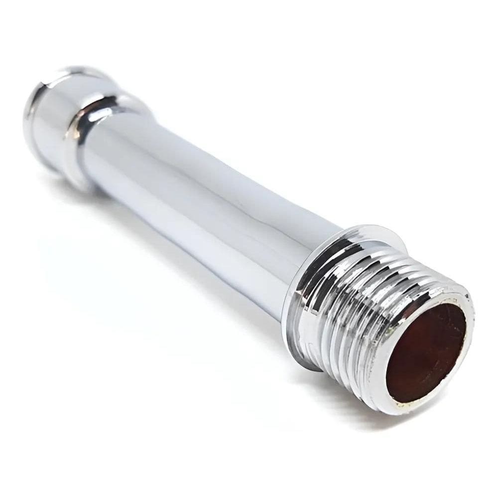 2X Extensor Cromado Prolongador Longo Torneira Chuveiro 1/2`