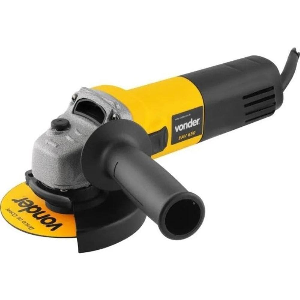 Esmerilhadeira Angular Vonder Eav 650 50Hz/60Hz Cor Amarelo