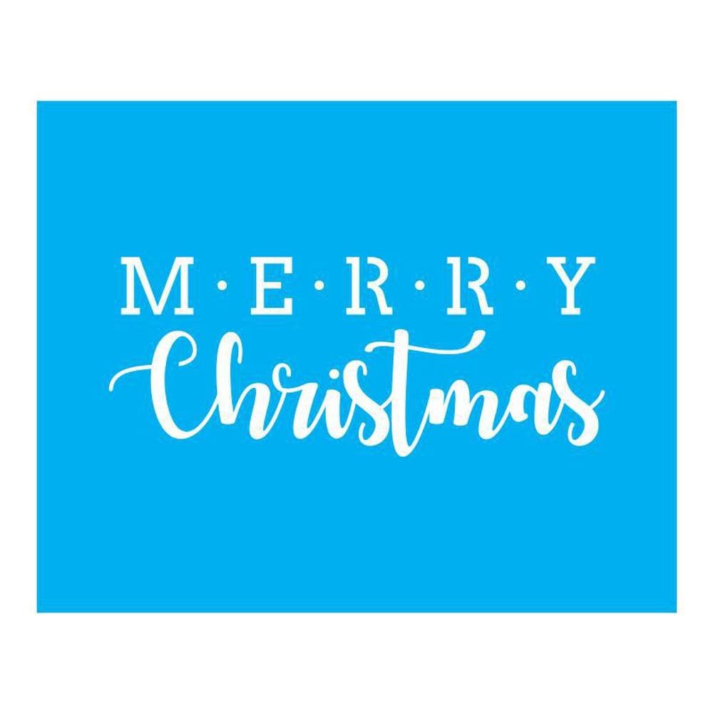 Stencil Tamako Merry Christmas - 20X25Cm - Ref B630