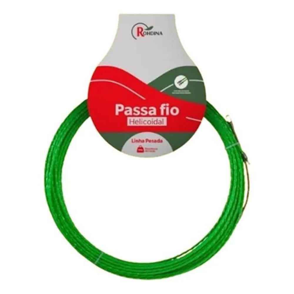 Guia Sonda Passa Fio Helicoidal 10Mts 150Kg Rohdina