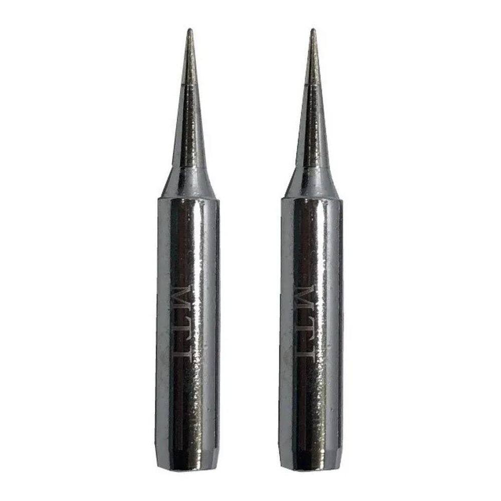 2X 2 Pontas Cônicas 0,4Mm Do Ferro Estação Solda Hikari Hk-9