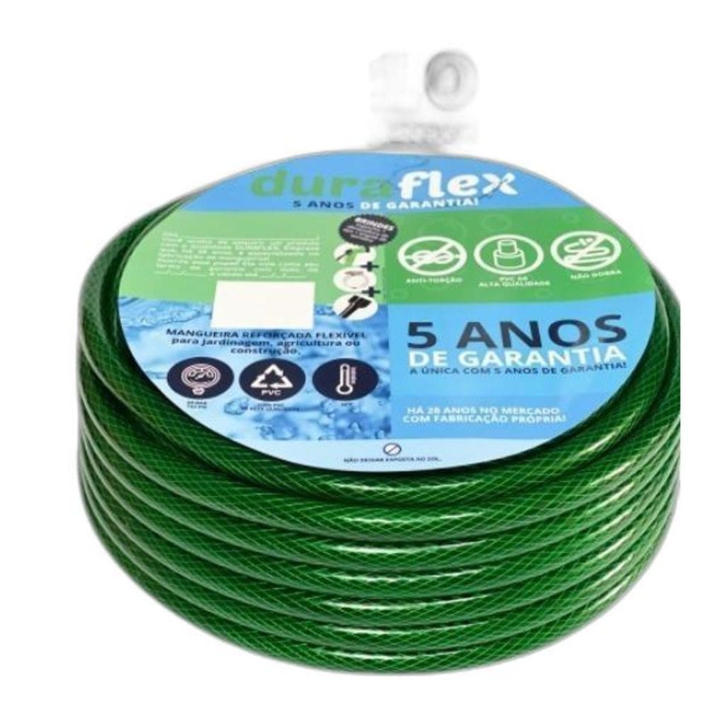 Mangueira Jardim Verde Trançada Antitorção 10 Metros