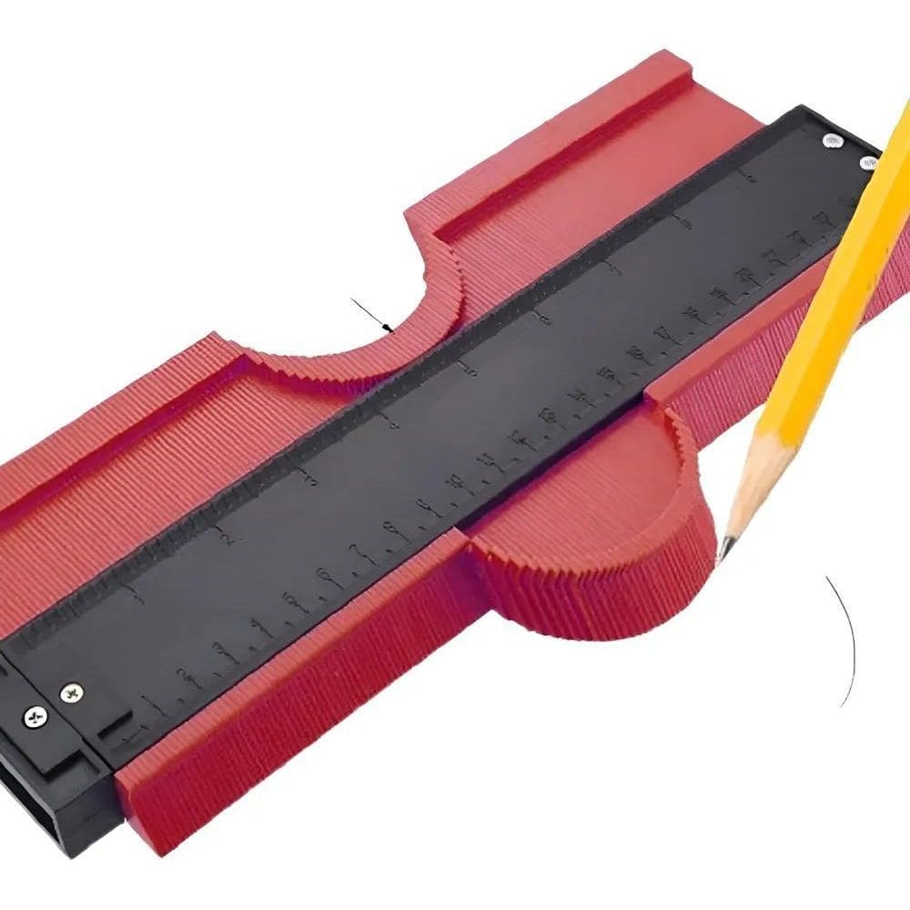 2X Régua 25 Cm Para Contorno Irregulares Quinas Pisos Azulej