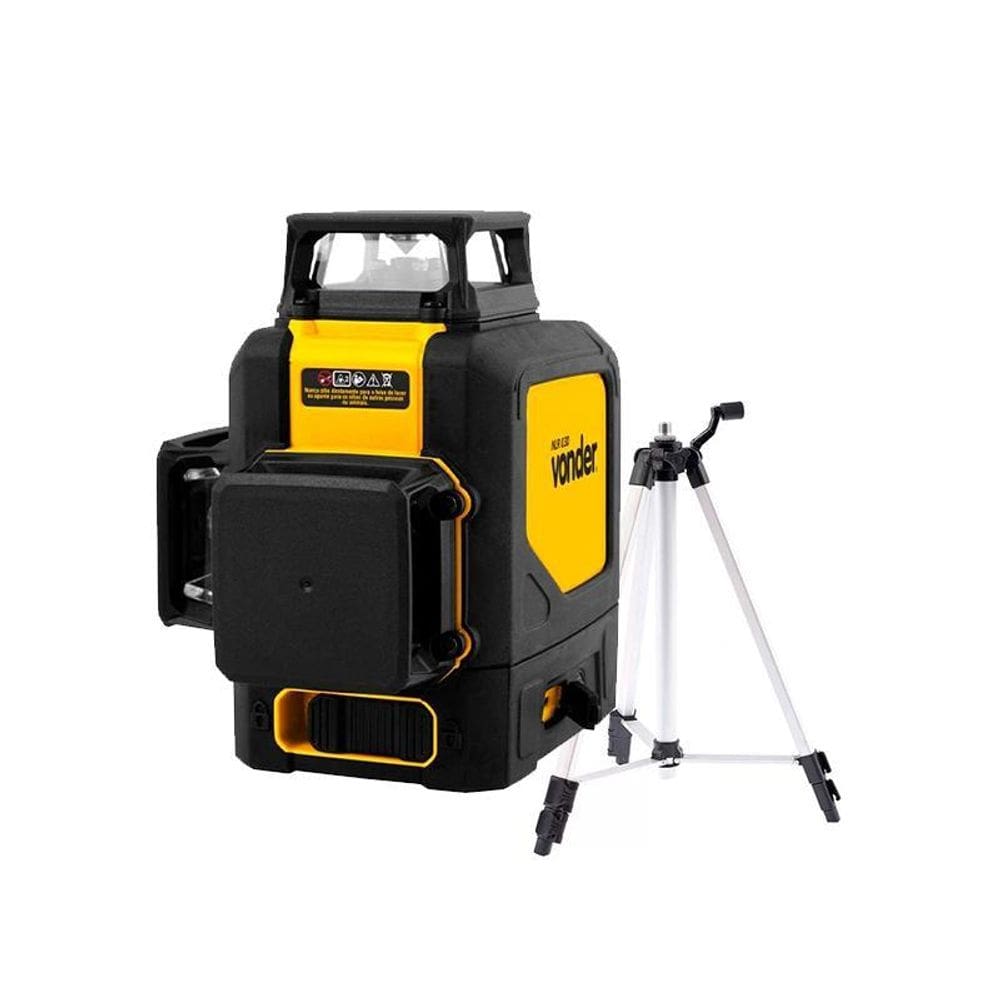Nível A Laser Vonder 3 Linhas Verde 360º 30 Metros Bateria