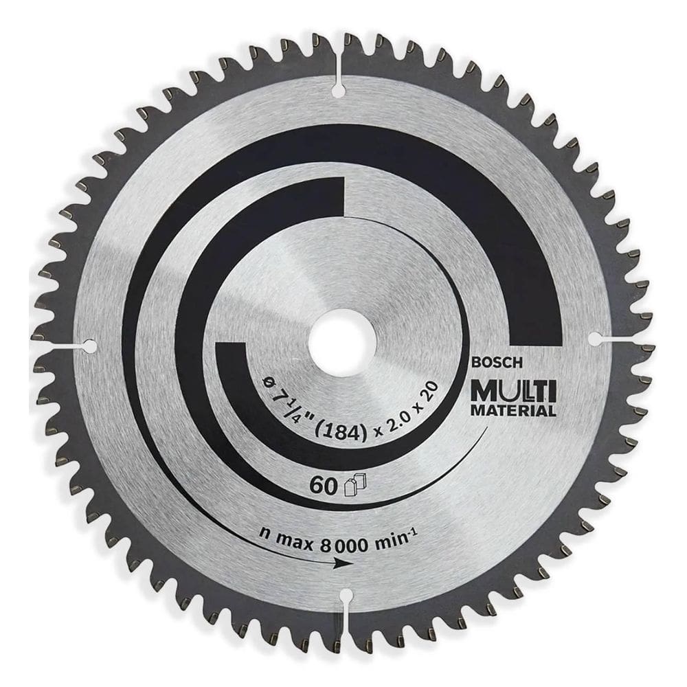 Disco De Serra Circular Multimaterial 184Mm X 20Mm 60 Dentes