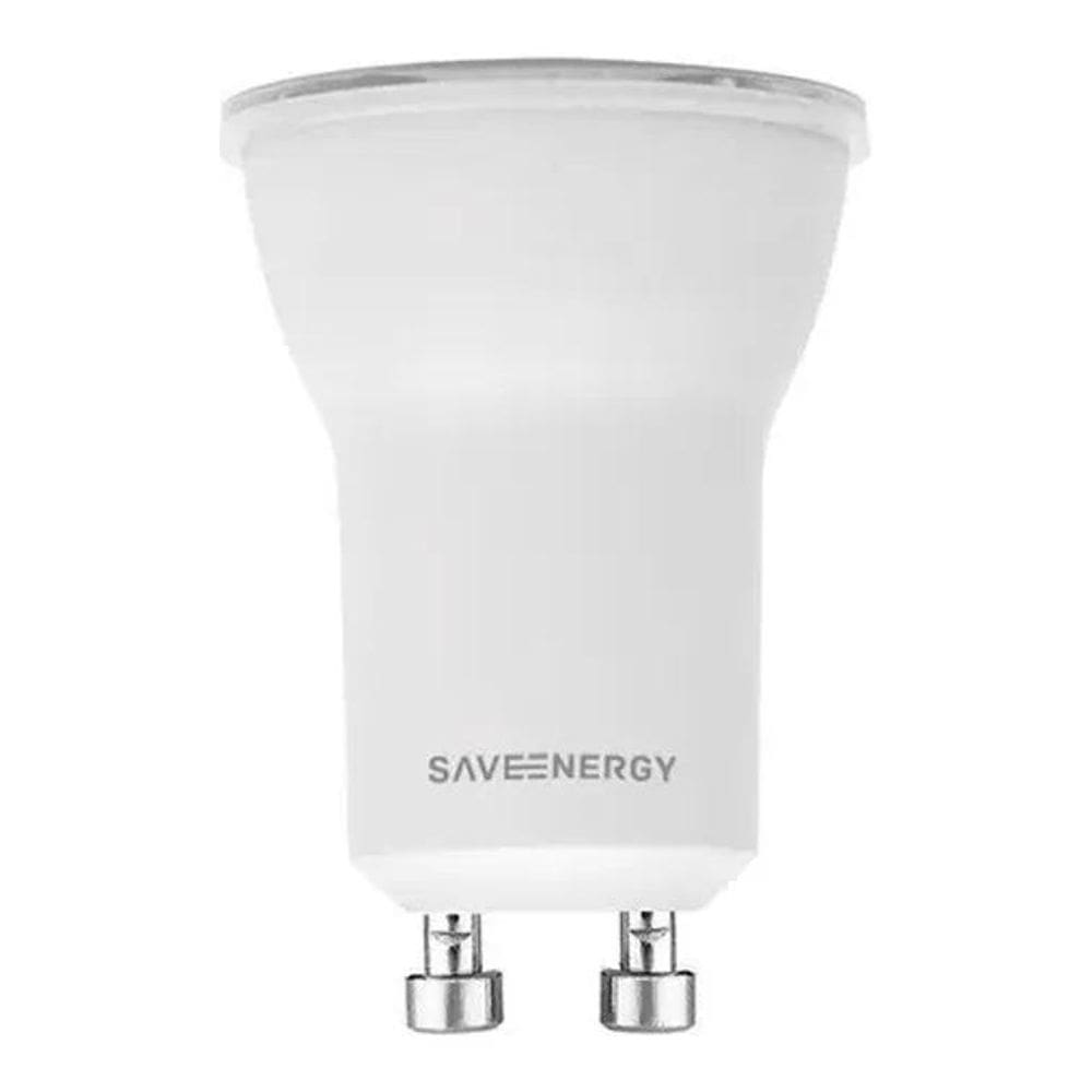 2X Lampada Led Mini Dicróica Mr11 4W Branco Quente 2700K