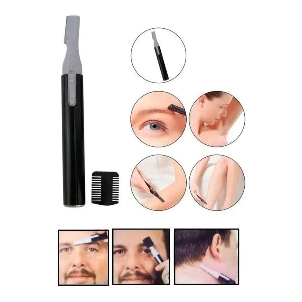 Mini Depilador Eletrico Pelos Rosto Bigode Buço Sobrancelhas