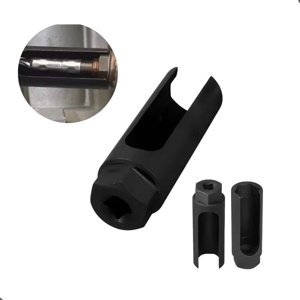 2X Chave Soquete Sonda Lambda Estriada 22Mm Sextavada Aberta
