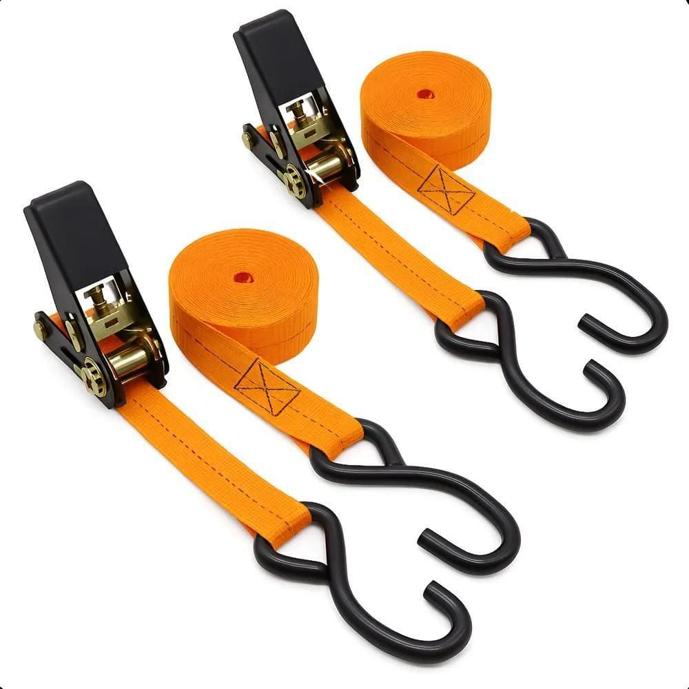 2X Kit 2 Cinta Catraca 800Kg Amarração Carga Moto Carreto 3