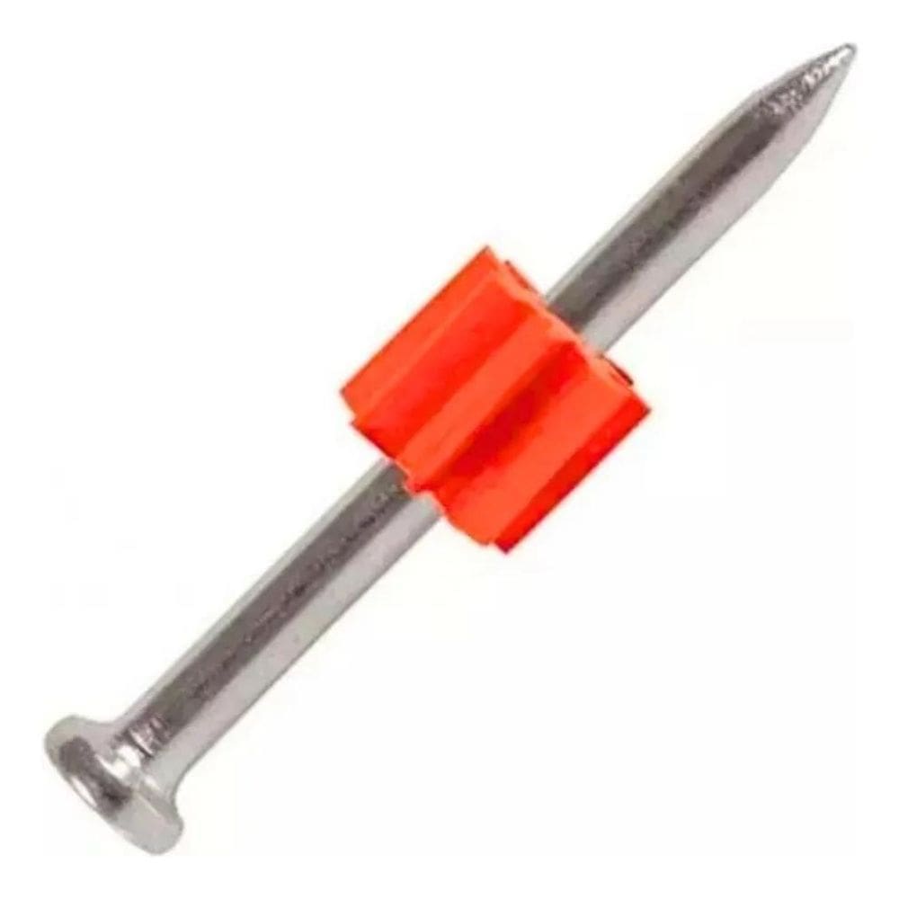 2X Pino Liso Ação Indireta Aço Ancora 1/4X55 Cx/100 Unidades